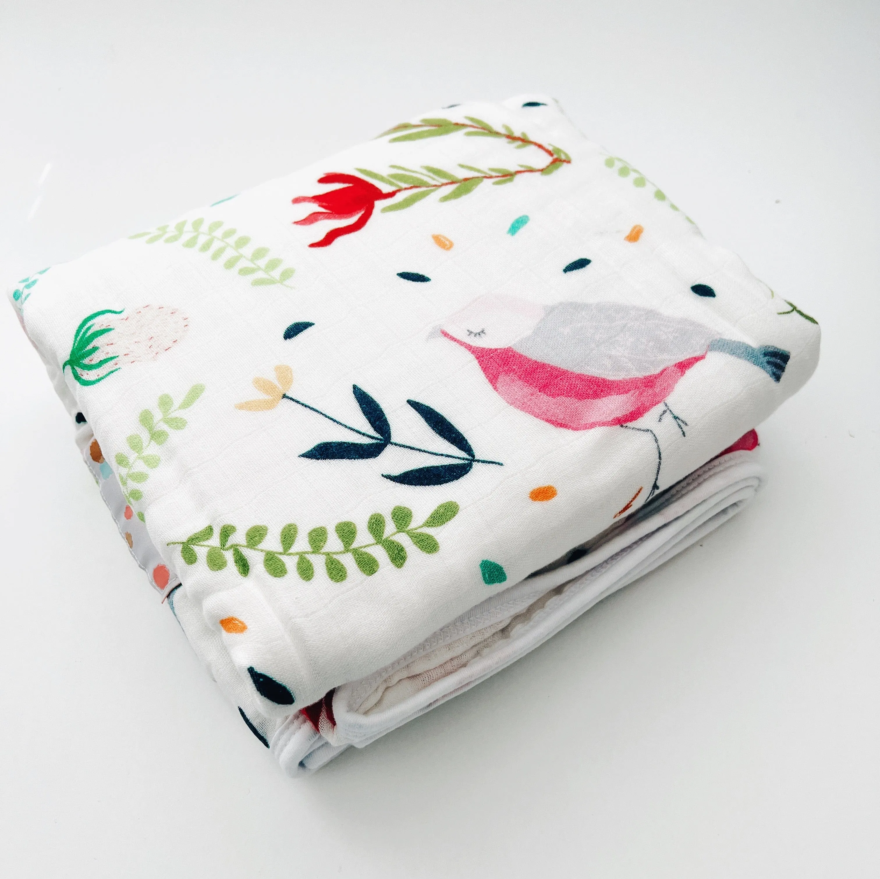 6 Layers Bamboo Swaddle Blanket - Georgie the Galah by Suki McMaster