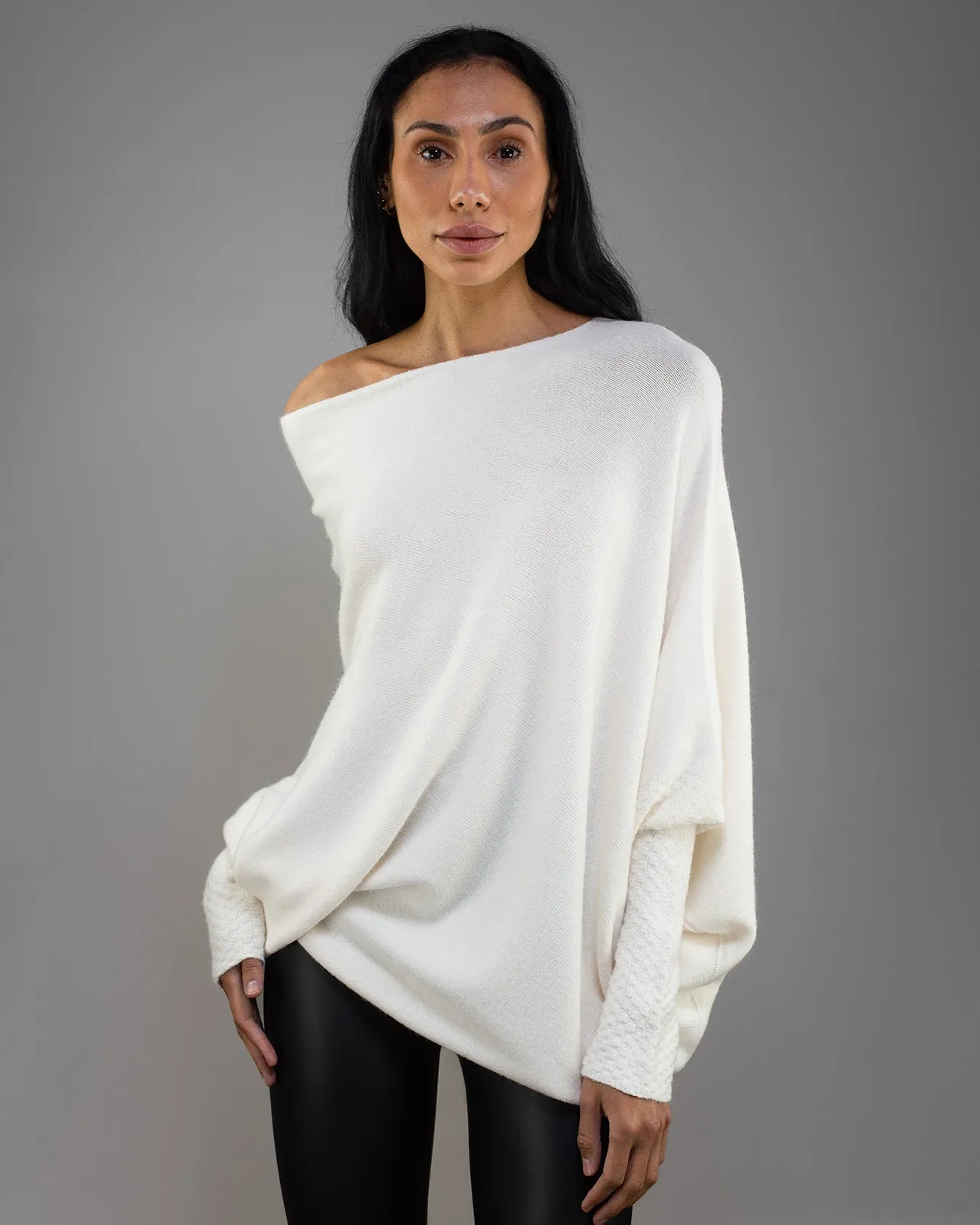 Asymmetric Draped | Ivory