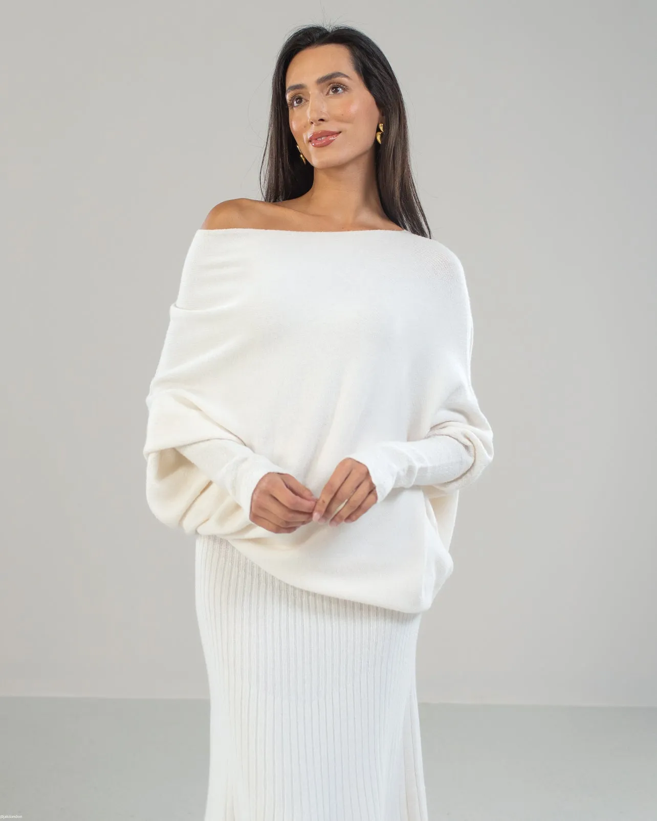 Asymmetric Draped | Ivory