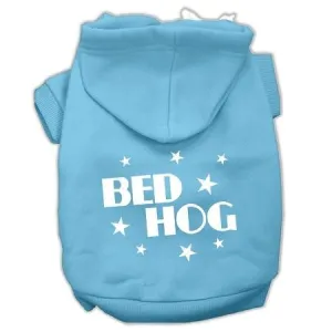 Bed Hog Screen Printed Pet Hoodies Baby Blue Size XXXL (20)