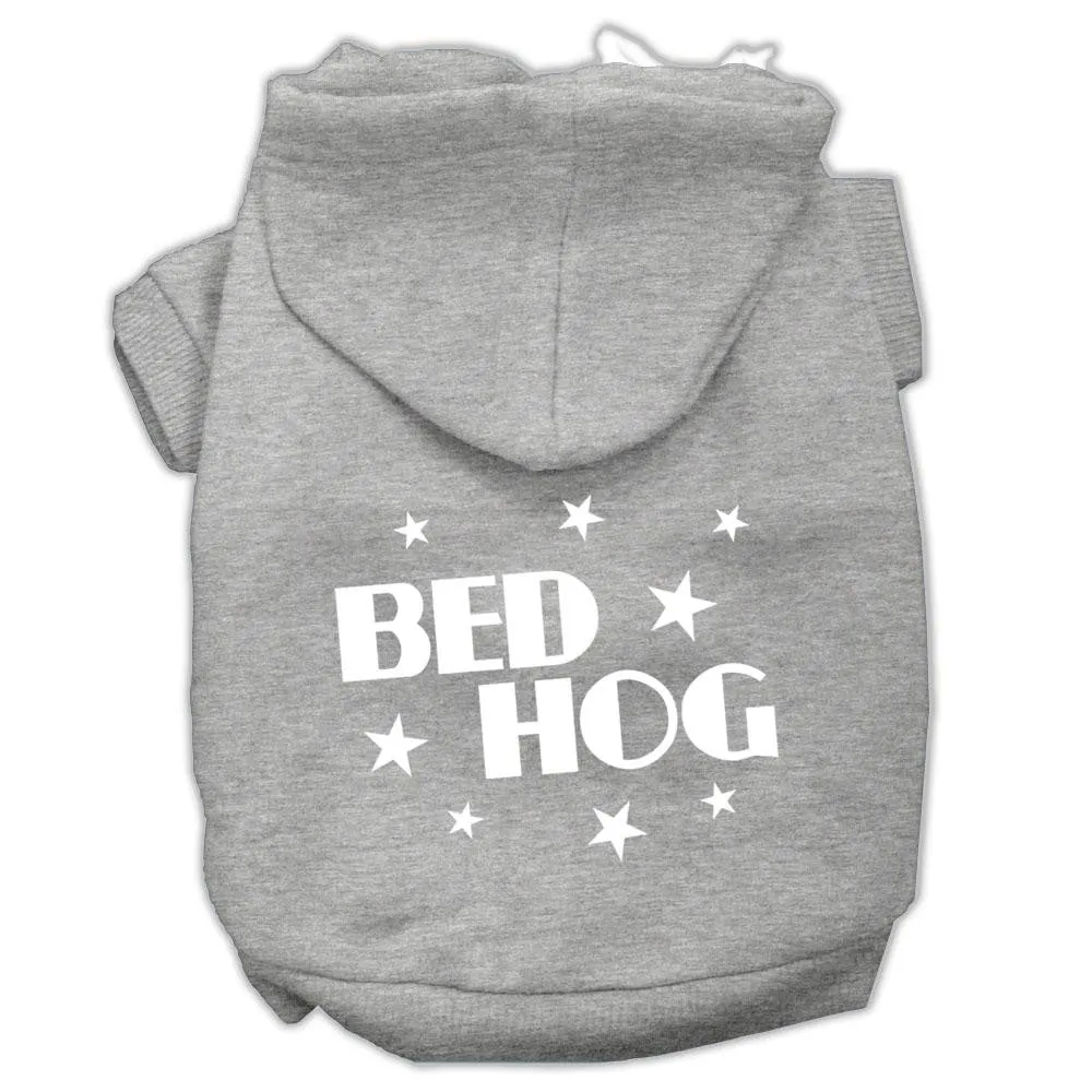 Bed Hog Screen Printed Pet Hoodies Grey Size Xxxl (20)