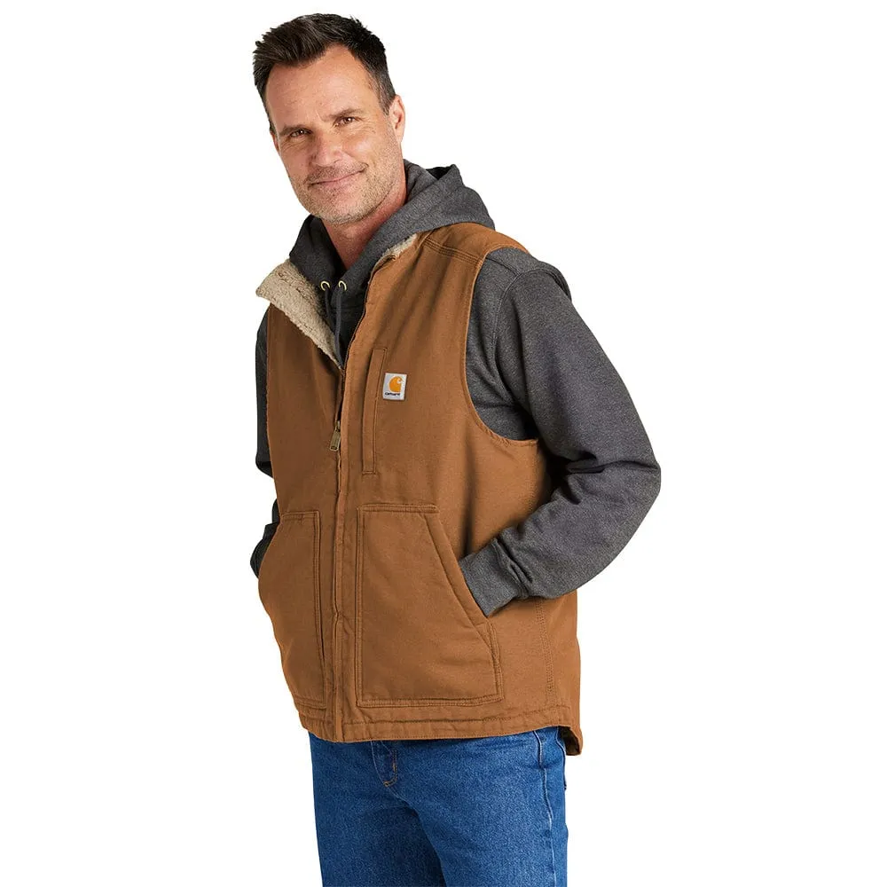 Carhartt - Men's Loose Fit Sherpa-Lined Mock Neck Vest