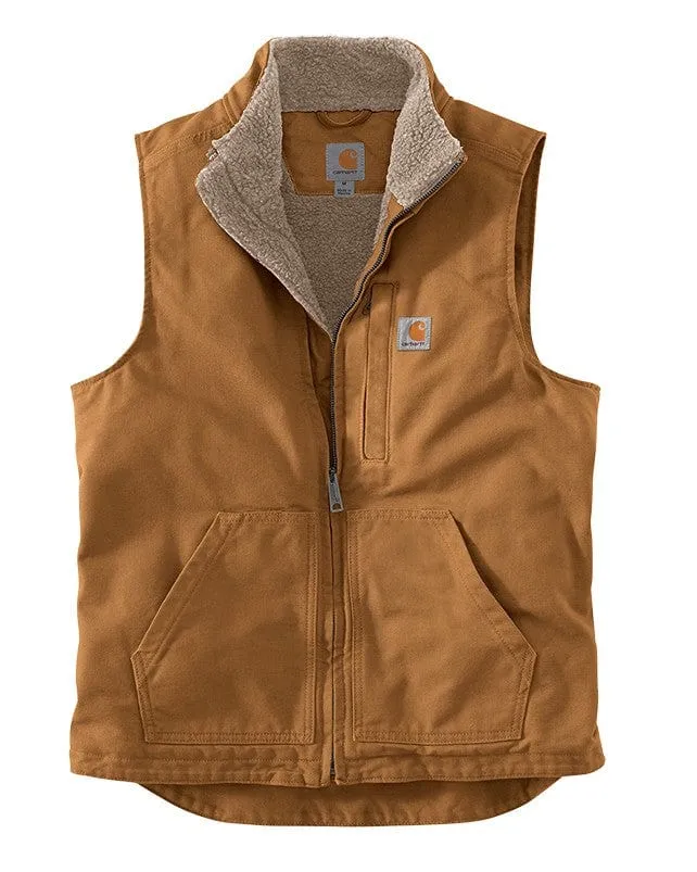 Carhartt - Men's Loose Fit Sherpa-Lined Mock Neck Vest