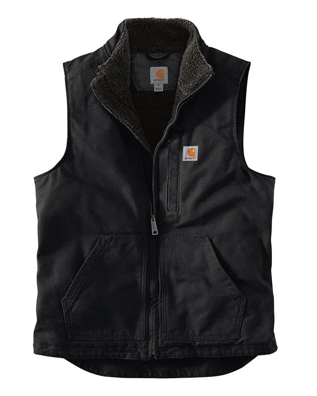 Carhartt - Men's Loose Fit Sherpa-Lined Mock Neck Vest