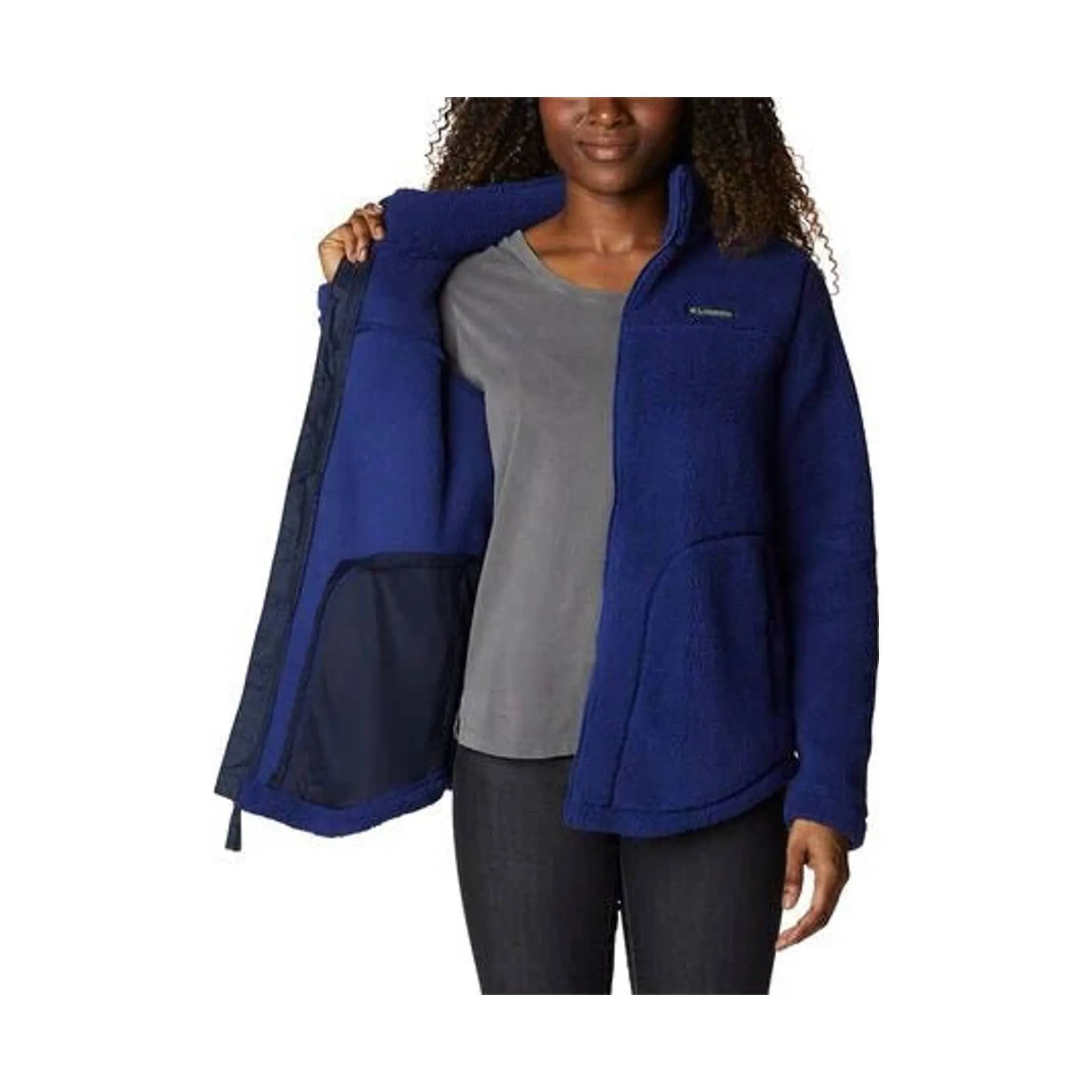 Columbia Women's West Bend Full Zip - Dark Sapphire - ONLINE STORE CREDIT/EXCHANGE ONLY