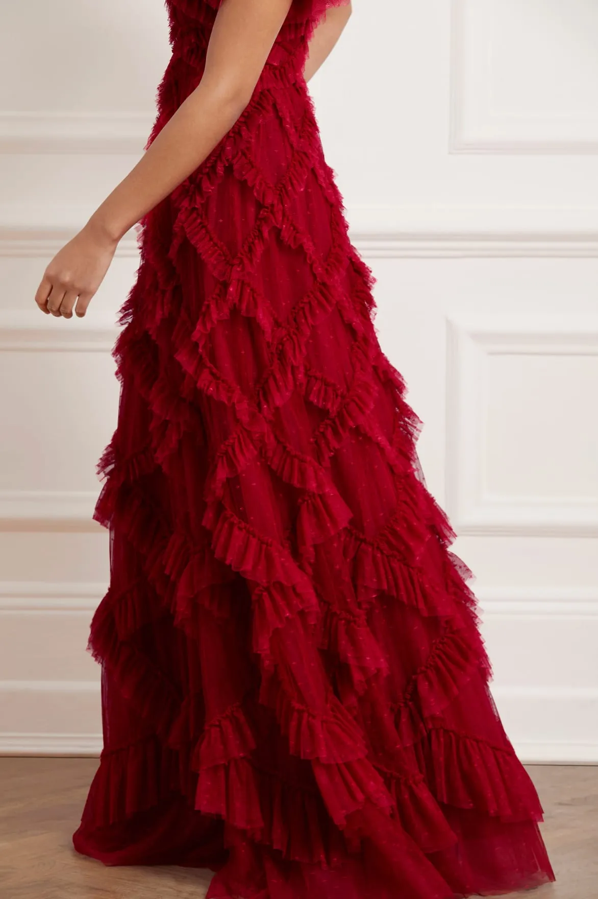 Genevieve Ruffle Gown