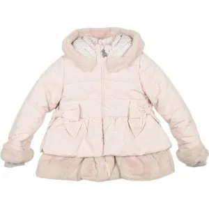 Girls Pink Padded Coat