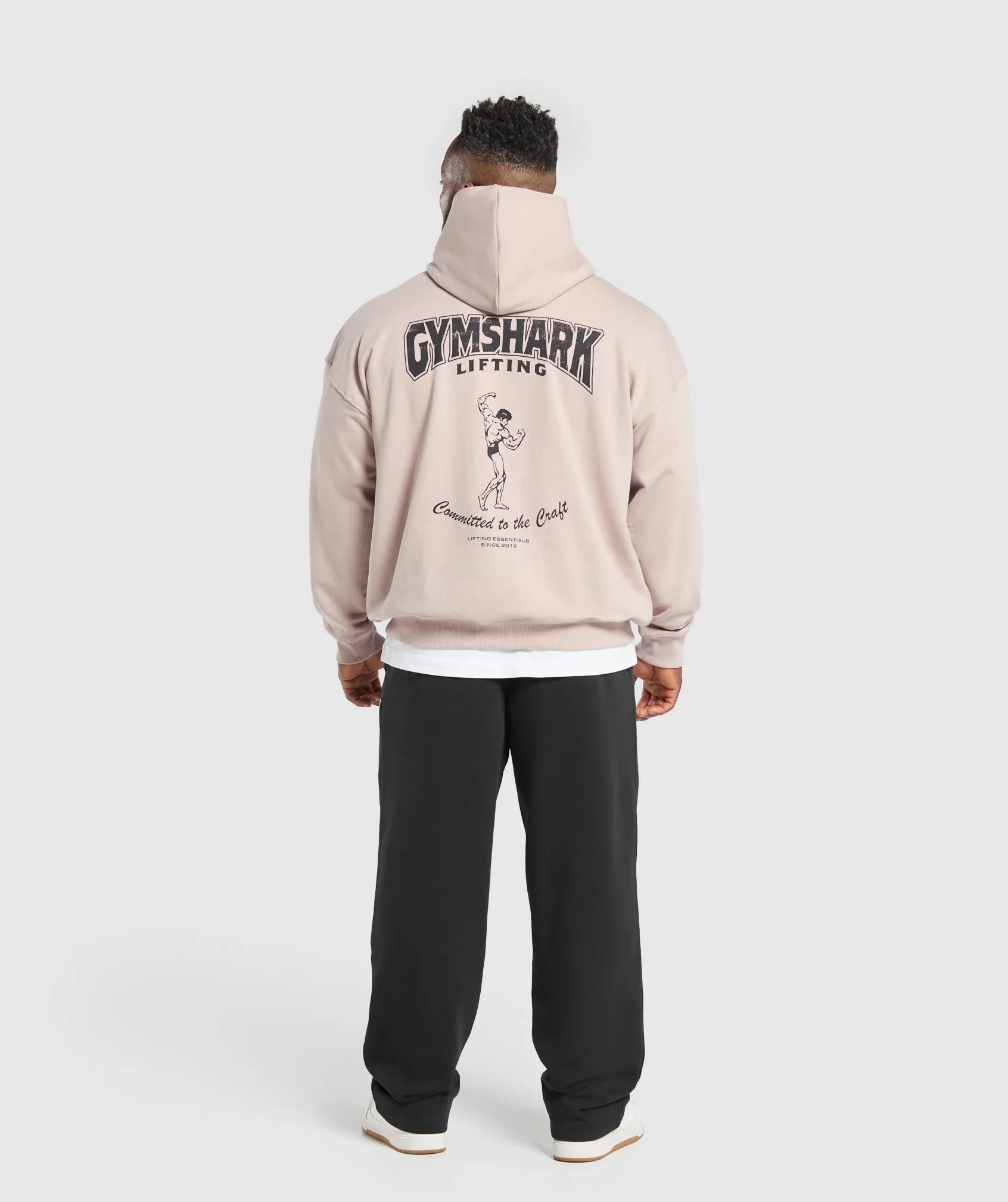 Gymshark Committed to the Craft Hoodie - Muted Pink