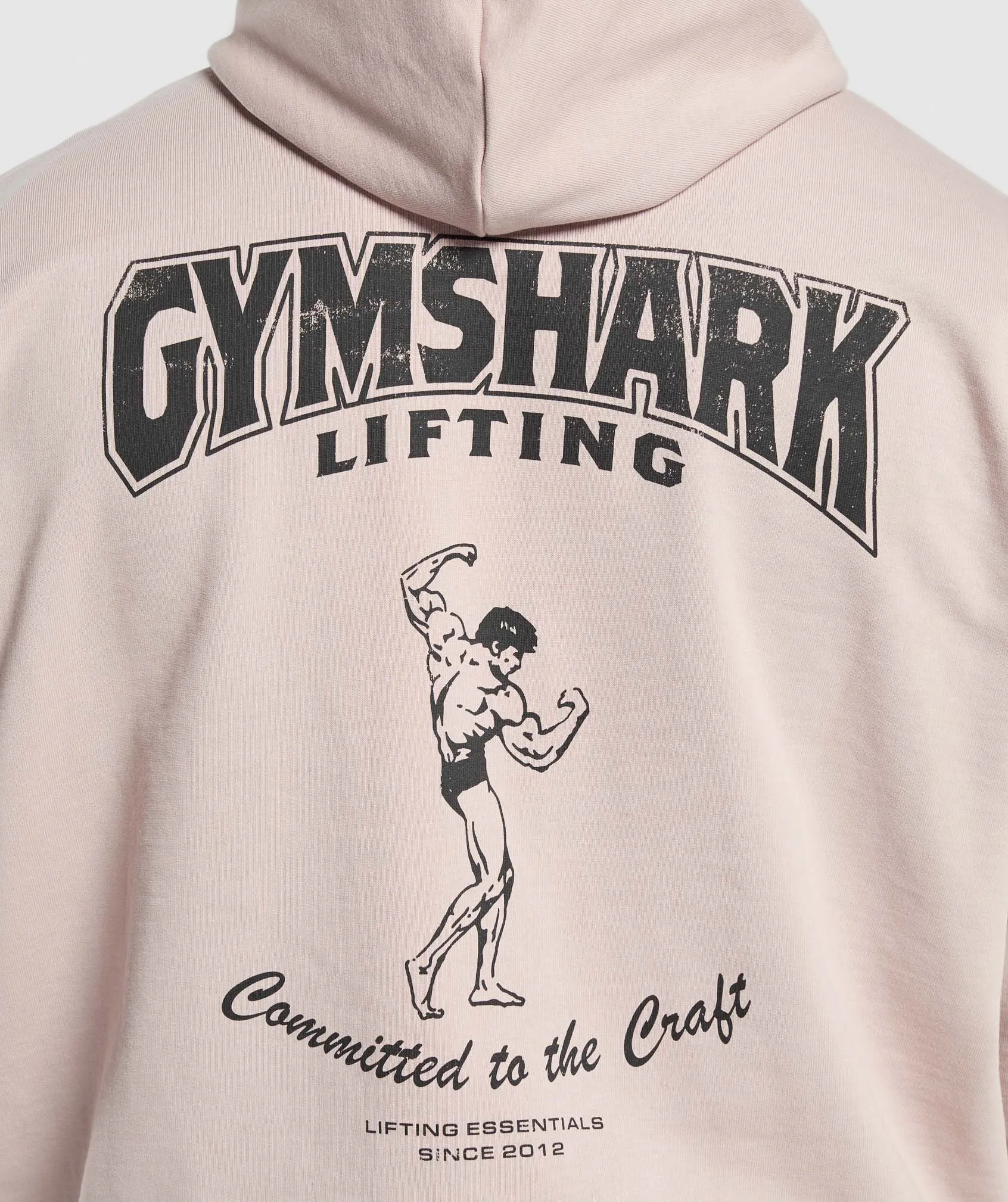 Gymshark Committed to the Craft Hoodie - Muted Pink