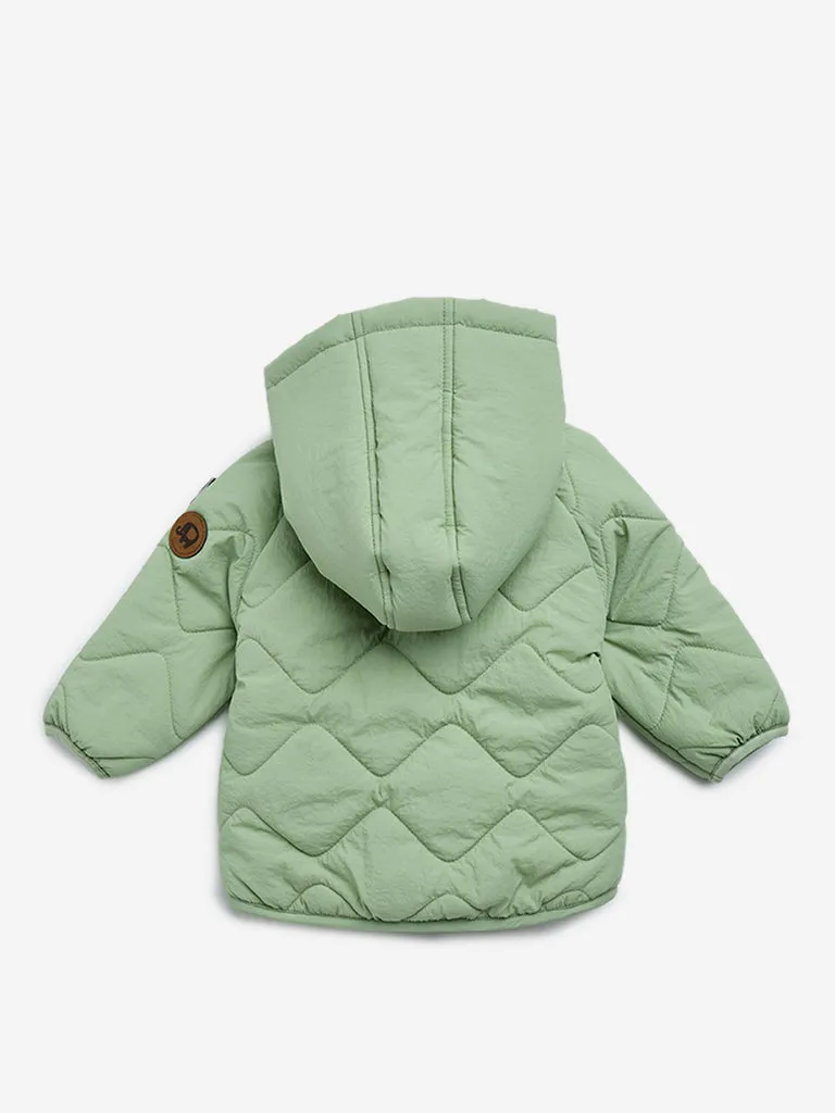 HOP Baby Sage Hooded Puffer Jacket