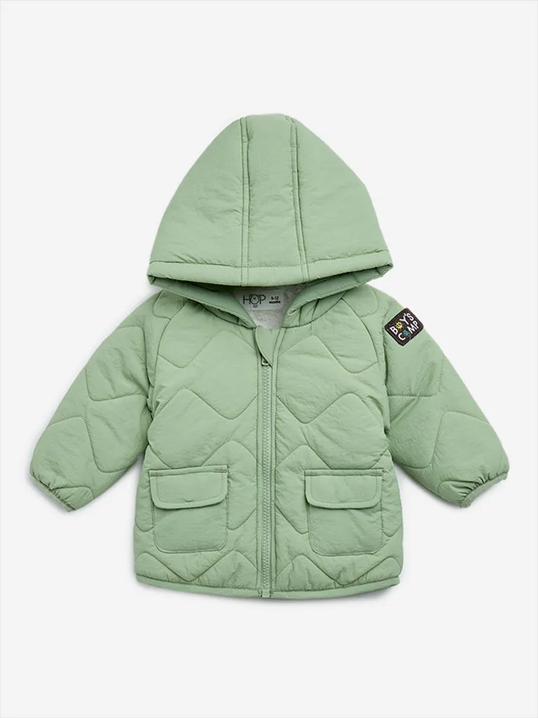 HOP Baby Sage Hooded Puffer Jacket