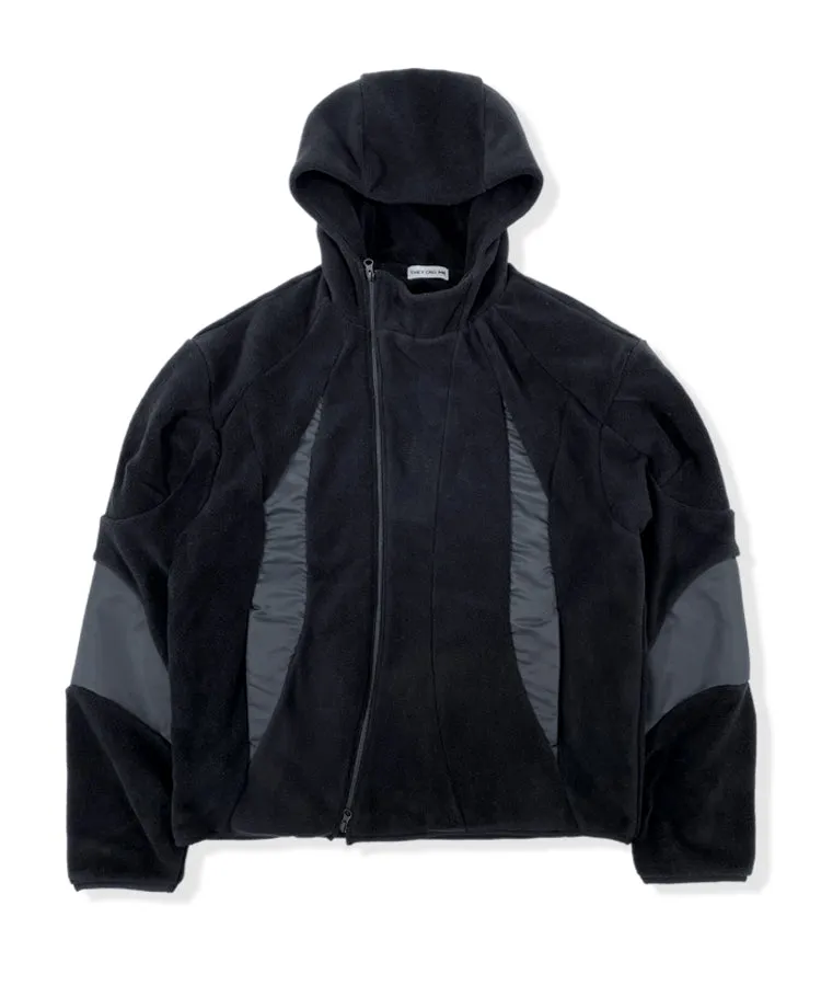 Lightning fleece jacket black