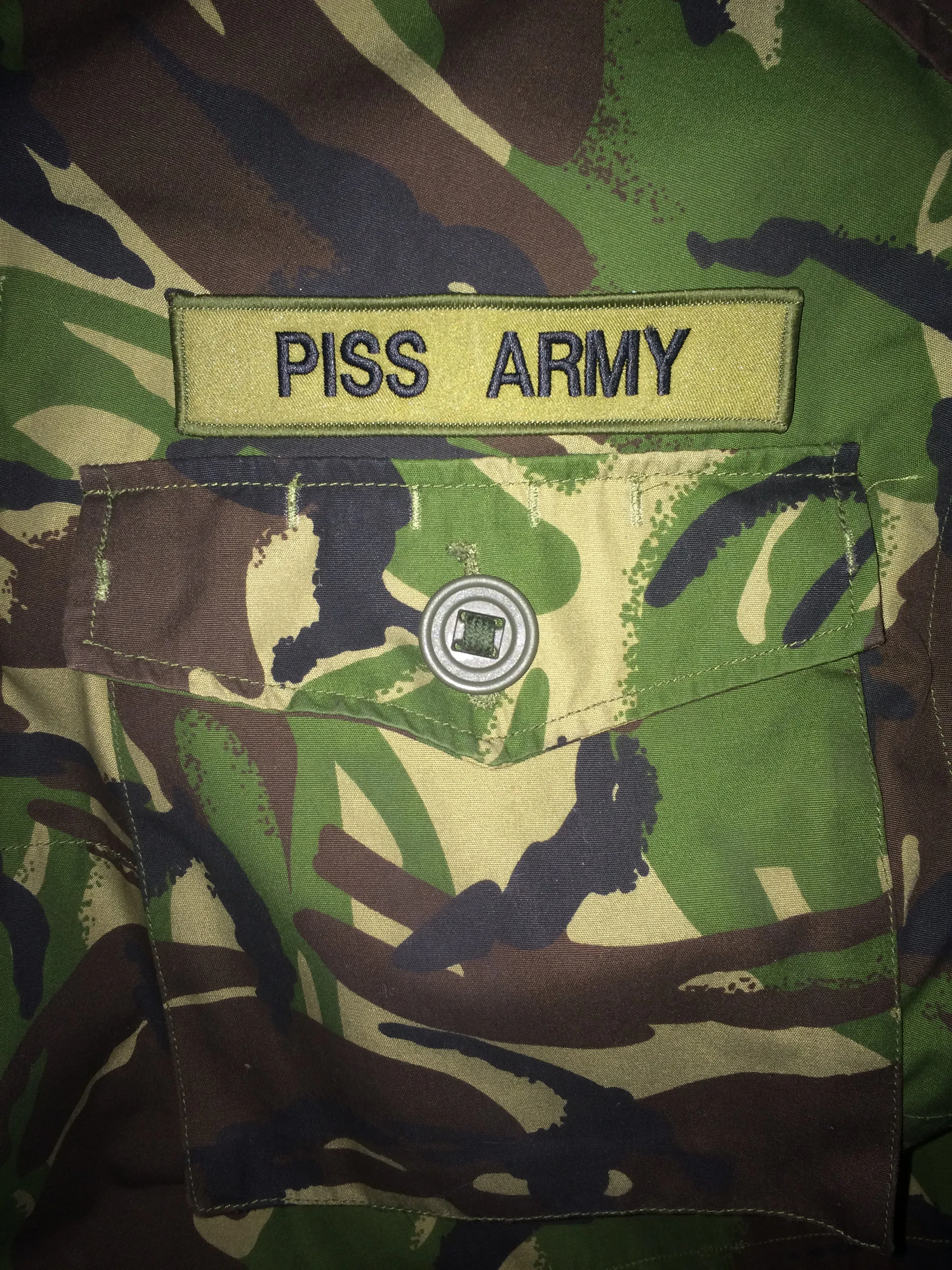 Ministry Piss Army Camouflage Woodland DPM Jacket Filth Pig Industrial Metal