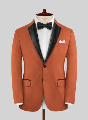 Napolean Runway Orange Wool Tuxedo Jacket