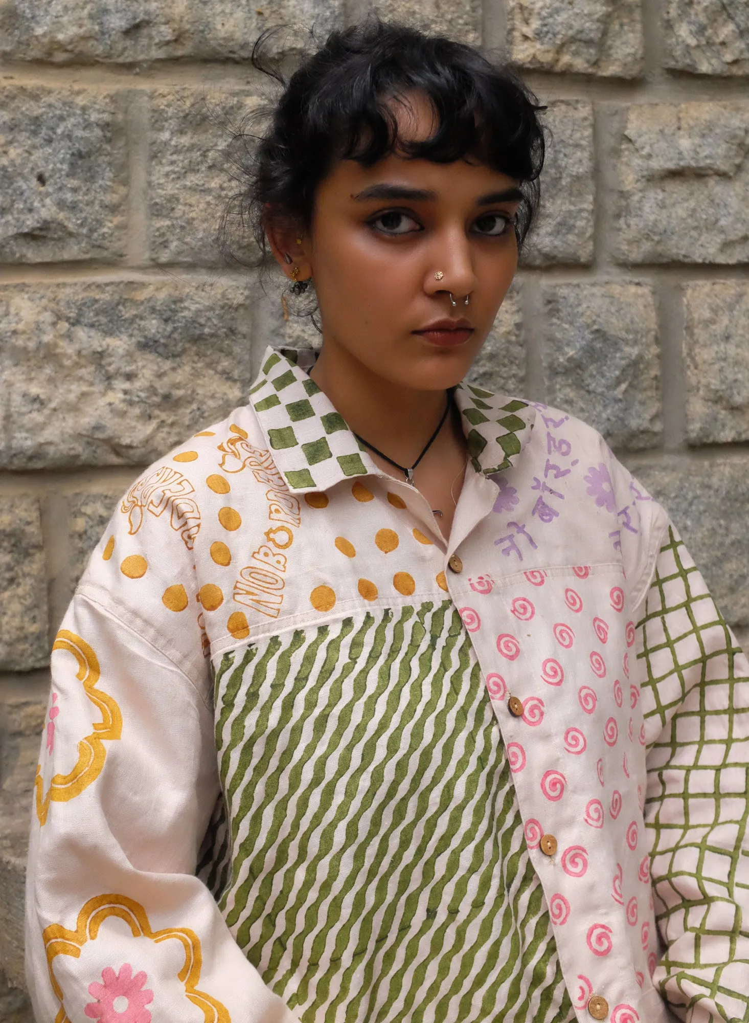 NB x Tharangini Block Printed Hemp Jacket