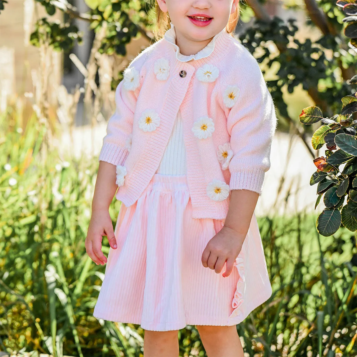 oh baby! Corduroy Millie Skirt - Barely Pink