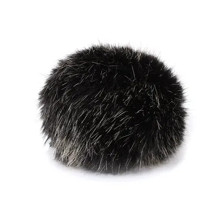 Polyester Pompom – Black mink