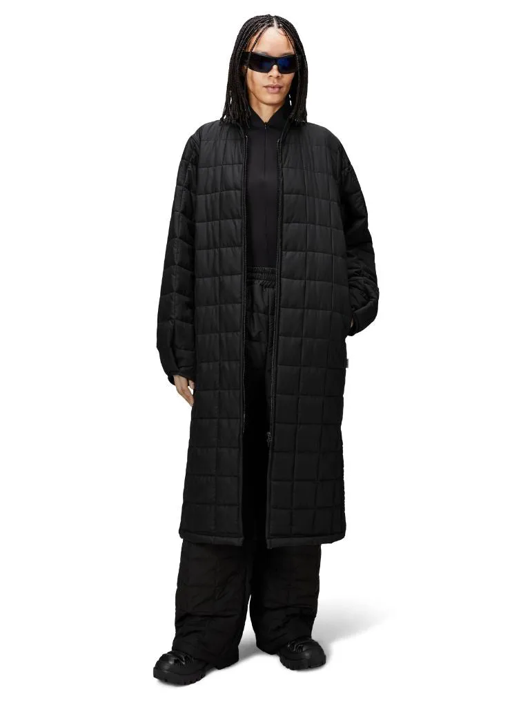 Rains Liner Coat in Black