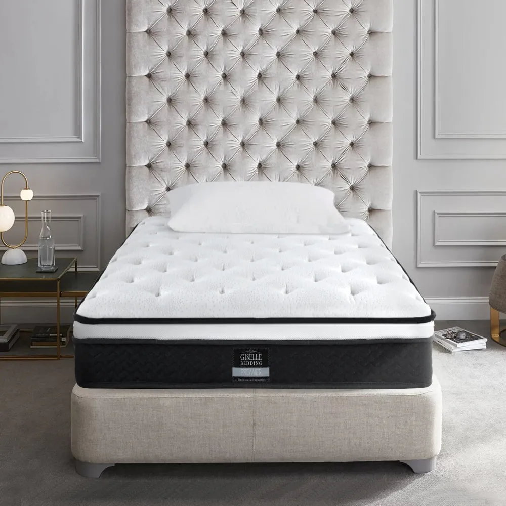 Single - Euro Top - Bonnell Spring Mattress - 21cm Thick