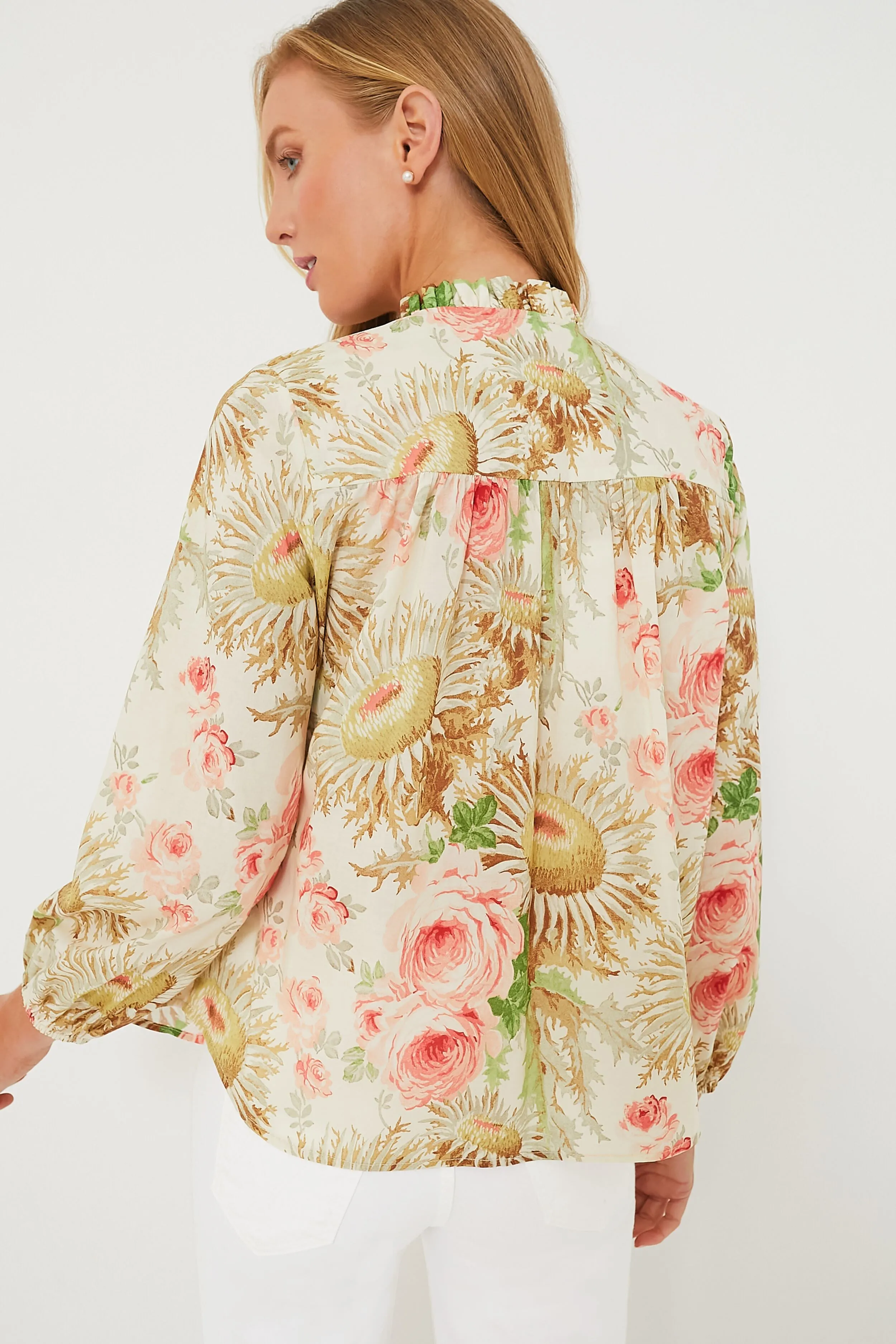 Sun Faded Floral Avalon Blouse