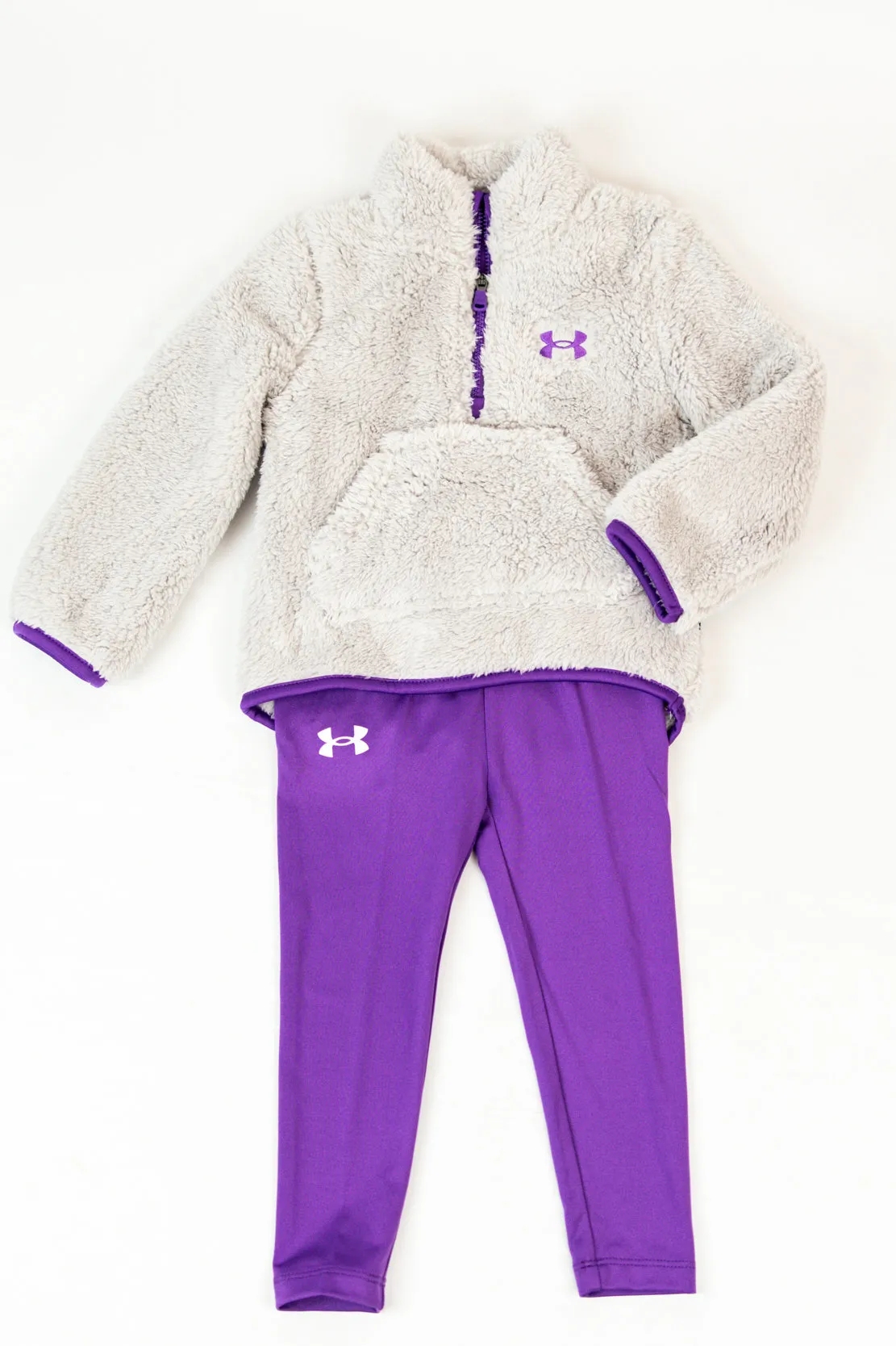 Under Armour Minky 1/4 Zip Set | Gray Matter